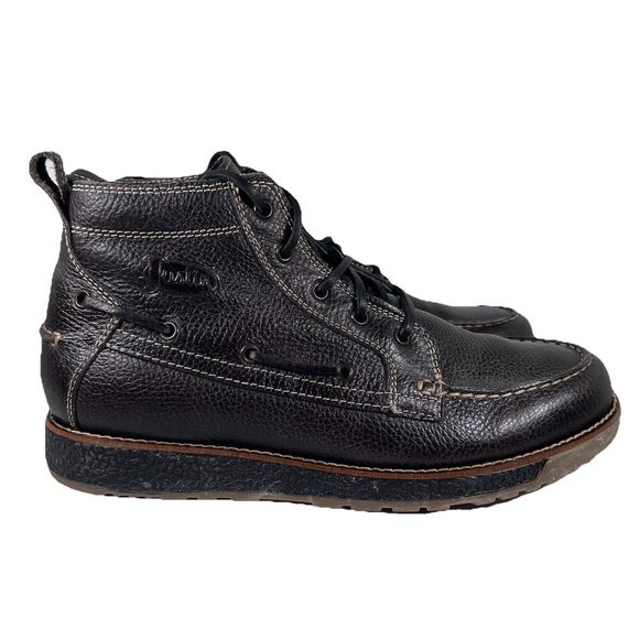 Justin 281 Solace Charcoal Gray Lace Up Akle Chukka Boots Men\'s Size 11 D main image 4